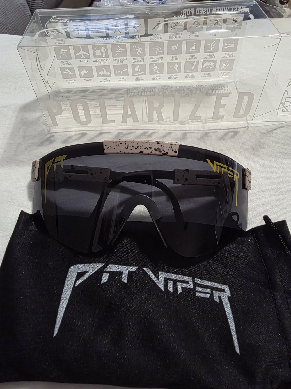 Pit Viper Polarized Black And Tan